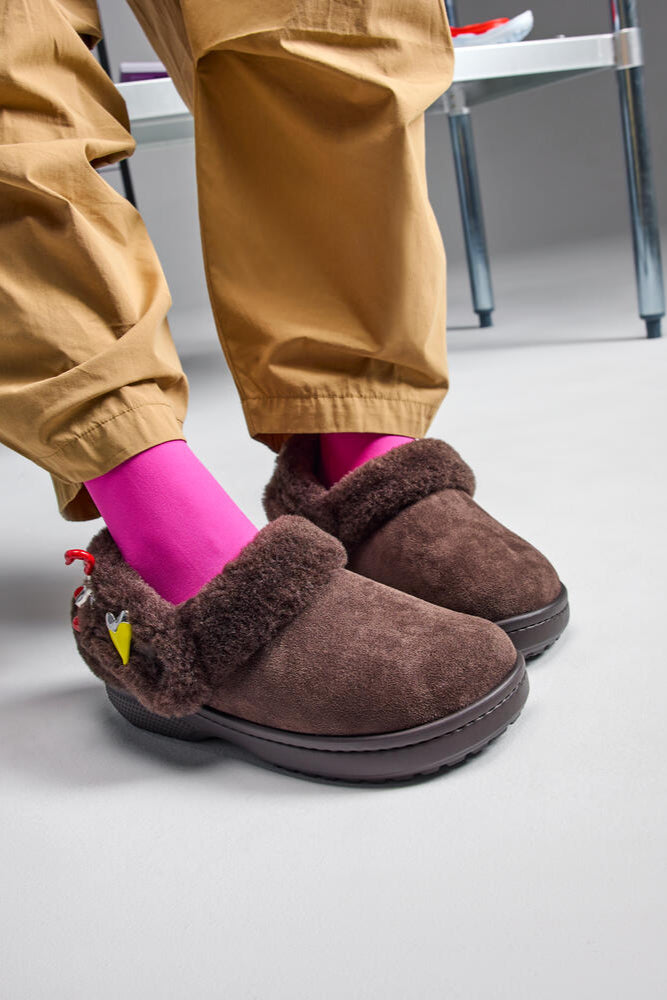 Classic Unfurgettable Suede clog - Espresso